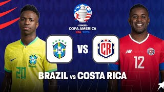 Brazil vs costa rica00 highlights 2024 Copa America 2024 footballhighlights [upl. by Eilegna]