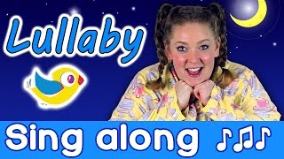 Sing Along  Lullaby Sleepy Head kids bedtime song with lyrics [upl. by Ah]