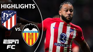 🥉 INTO THIRD 🥉 Atletico Madrid vs Valencia  LALIGA Highlights  ESPN FC [upl. by Oderfigis]