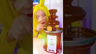 Chocoholic Dream made true 🍫🤎 Dive Into Chocolate Fountain 😋 🤭 [upl. by Atnovart]