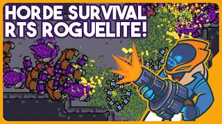 Horde Survival RTS Roguelite With A TON Of Depth  Deep Among The Swarm [upl. by Suhcnip]