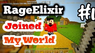 RageElixir Joined My Live StreamMCPE Stream 1 [upl. by Idelle]