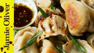 Traditional Potsticker Dumplings 煎餃  The Dumpling Sisters [upl. by Tychonn635]