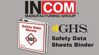 GHS HazCom 2012 amp WHMIS 2015 Safety Data Sheet SDS Binders [upl. by Traci]