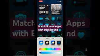 NEW Feature to match background theme ios18 short [upl. by Amahcen]