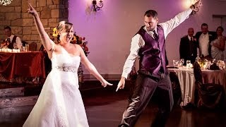 Bride amp Brother Surprise Guests During Tribute Dance [upl. by Pease]