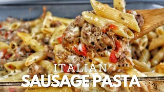 This Italian Sausage Pasta Is So Easy Youll Forget About Other Pasta Recipes [upl. by Anivlem154]