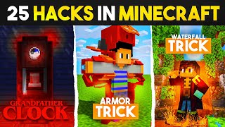 25 SECRET 😱 Hacks In Minecraft Every Player Should Know Part 2  Hindi [upl. by Ennaoj116]