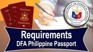 Requirements  Philippine Passport  DFA UPDATE [upl. by Gally]