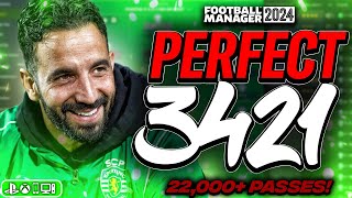 Amorims PERFECT 3421 FM24 Tactic  68 Poss  Best FM24 Tactics [upl. by Amikehs]