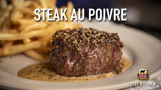 How to Make Steak Au Poivre  Classic French Recipe [upl. by Howlend790]