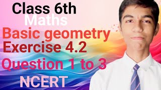 Class 6th Chapter 4 Basic Geometry Exercise 42 solution Maths Mindset mathsmindset math [upl. by Nnylkcaj]