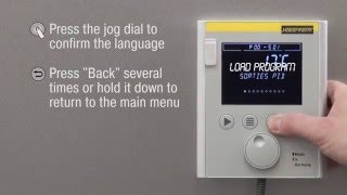 Nabertherm 400 Series Controller Selecting a Language [upl. by Guthrey]