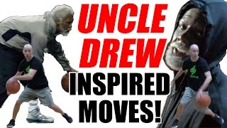 CRAZY UNCLE DREW Combos Kyrie Irving Ankle Breakers Basketball Moves [upl. by Walt280]