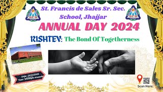 St Francis de Sales Sr Sec School Jhajjar Annual Day 2024 on 22nd November 2024 4 30 pm onwards [upl. by Valentino]