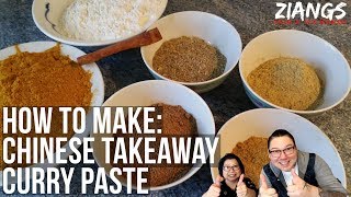 Ziangs How to Make Chinese Takeaway Curry Paste by Takeaway Owners [upl. by Morse]