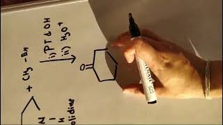 Stork enamine reaction  Chemistry ⚗️ [upl. by Ahsieat]