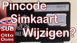 Hoe wijzig je de PINcode van je SIMkaart op een iPhone [upl. by Trebuh]