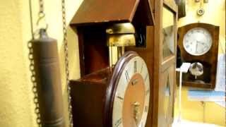 Rhythm electromechanical wall clock 2 bellchime [upl. by Rento728]