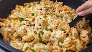 This Pasta Recipe is Really Amazing amp Delicious  Tortellini alla panna  Best Tortellini Recipe [upl. by Acinok]