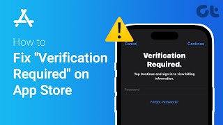 How to Fix quotVerification Requiredquot on App Store  App Store Error on iPhone  Quick Solutions [upl. by Nossyla]