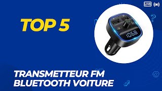 Top 5 Meilleur Transmetteur FM Bluetooth Voiture 2024 [upl. by Anaidiriv]