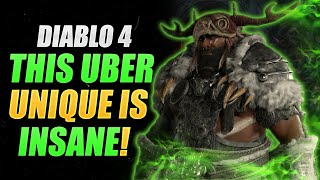 This Uber Unique Will Carry You Through All Endgame Content Uber Unique Gameplay  Diablo 4 [upl. by Ilarin346]