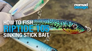 Riptide 105  How to use the Riptide Sinking Stickbait [upl. by Akin380]