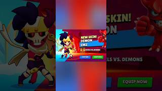 DEMON INSIDE EMZ 😱👈 brawlstars [upl. by Drobman]