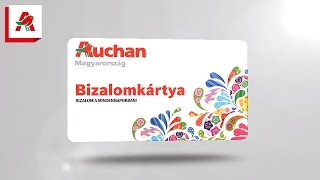 Auchan Bizalomkártya program  Auchan Magyarország [upl. by Roskes]