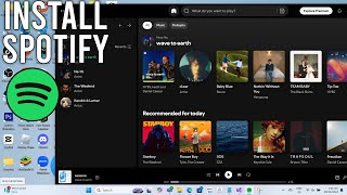 How to Install SPOTIFY on PC or Laptop  Tutorial [upl. by Redmund249]