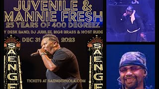 JUVENILE amp MANNIE FRESH NEW YEAR’S EVE TINY DESK LIVE  NEW ORLEANS 123123 🔥🔥 [upl. by Yeliak]