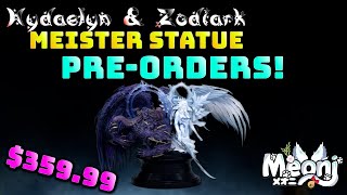 FFXIV Zodiark amp Hydaelyn Meister Quality Statue Preorders [upl. by Ester]