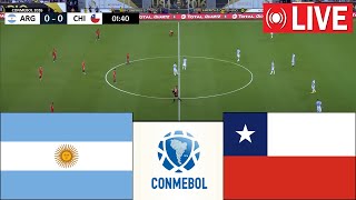 🔴 LIVE  Argentina vs Chile  CONMEBOL 2026 World Cup Qualifiers  Full Match Streaming [upl. by Anaiv286]