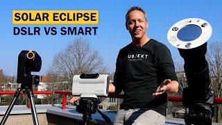 Solar Eclipse Photography Tips DSLR vs Seestar S50 vs Dwarf II Smart Telescope [upl. by Debee]