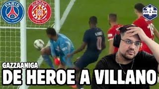 PAULO GAZZANIGA LE DIO LA VICTORIA AL PSG EN EL DEBUT  PSG 1  GIRONA 0 UEFA CHAMPIONS LEAGUE [upl. by Katinka]