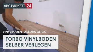 Forbo Vinyl Allura Click selber verlegen [upl. by Polad]