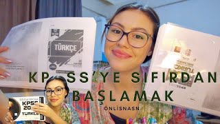 KPSS ÖNLİSANS ⚜️ sıfırdan başlamak ⚜️ kaynak önerileri 📙 kpss [upl. by Atinnek]