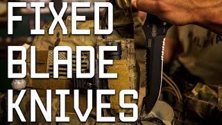 Fixed Blade Knives  Special Forces Review  Tactical Rifleman [upl. by Adrell857]