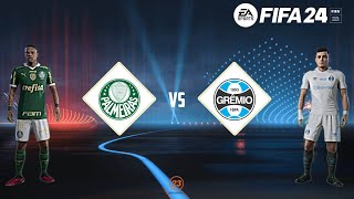 FIFA 24  Palmeirs vs Grêmio  Gameplay PS5 4K 60FPS Brasileirão 2024 [upl. by Foushee]