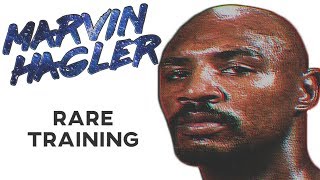 Marvin Hagler RARE Training In Prime [upl. by Xylia]