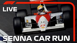 LIVE Sennas Iconic 1990 Championship Car Laps Interlagos amp Drivers Parade [upl. by Aehsan378]