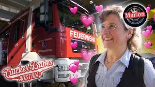 🔥 Trucker Babe Marion wird zum Feuerwehr Babe 🔥  Trucker Babes Austria  ATV [upl. by Assenay]