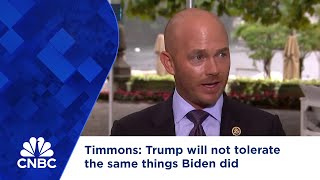 Timmons Trump will not tolerate the same things Biden did [upl. by Ferrel]