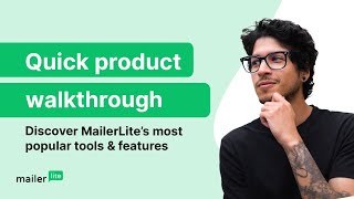 MailerLite demo A quick tool overview for beginners [upl. by Homer396]