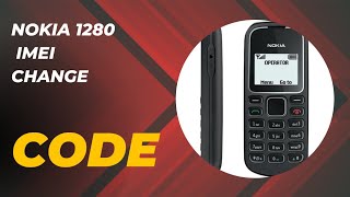 chaina 1280 IMEI change code Nokia 1280 change IMEI code [upl. by Laersi]