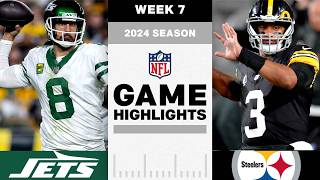 New York Jets vs Pittsburgh Steelers Game Highlights  NFL 2024 Season Week 7 [upl. by Olegnaed]