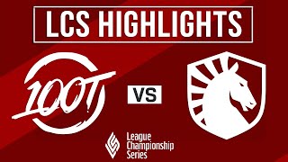 100T vs TL Highlights ALL GAMES  LCS 2024 Summer Playoffs  100 Thieves vs Team Liquid [upl. by Livvie]