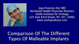 Comparison of the different types of malleable implants [upl. by Rennerb]