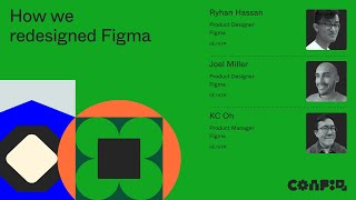 Config 2024 How we redesigned Figma KC Oh Ryhan Hassan amp Joel Miller Figma  Figma [upl. by Ynaittirb]